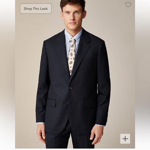 J Crew x Loro Piana NWT Kenmare Relaxed-fit Suit Jacket in Italian Wool Sz 46L - Picture 2 of 15